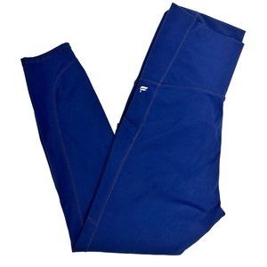 Fabletics | PureLuxe High-Waisted Belly Coverage Maternity Legging Blue 7/8 | Si